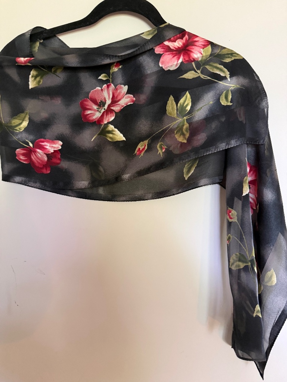 Beautiful Laura Ashley 100% Silk Scarf